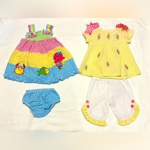 Baby Girl Seersucker Sets